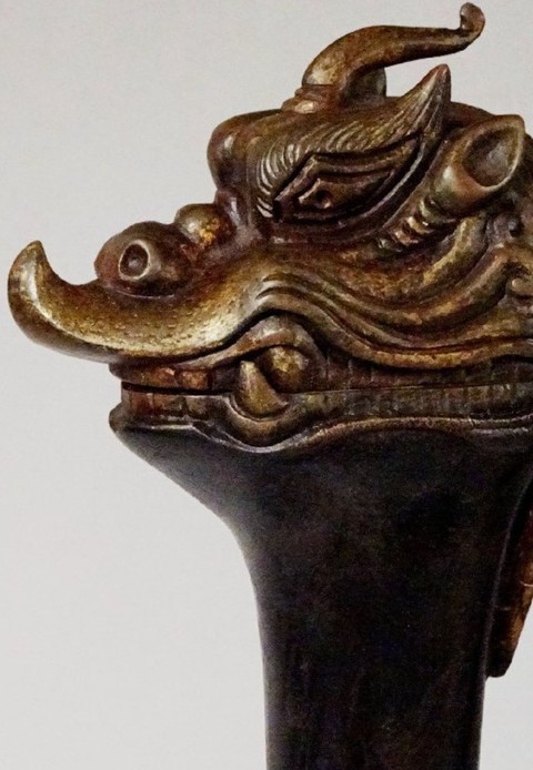 古玩銅器鄰國銅瓶真品鑒賞圖