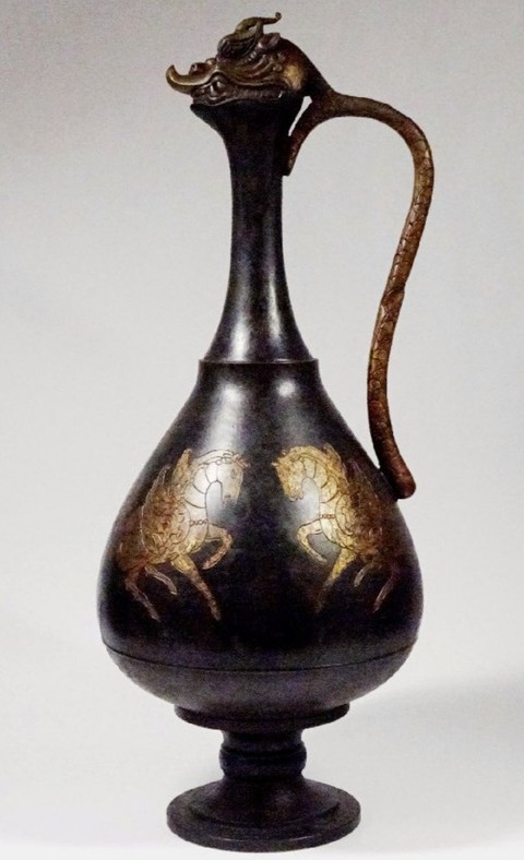 古玩銅器鄰國銅瓶真品鑒賞圖