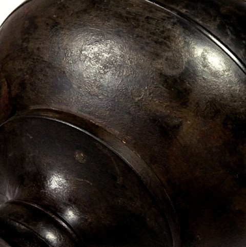 古玩銅器鄰國銅瓶真品鑒賞圖