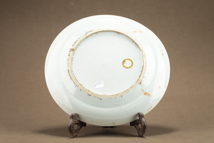古玩陶瓷清咸豐·廣彩人物故事紋盤真品鑒賞圖