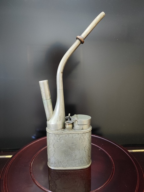 古玩銅器水煙袋真品鑒賞圖