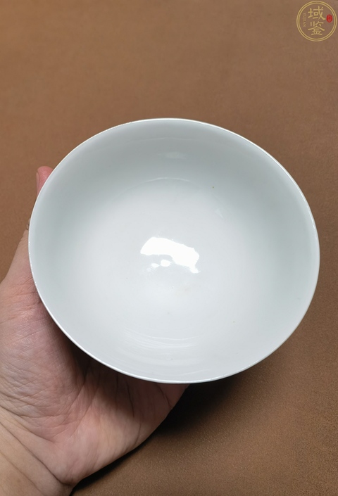 古玩陶瓷竹報平安安居樂業(yè)淺絳彩碗真品鑒賞圖