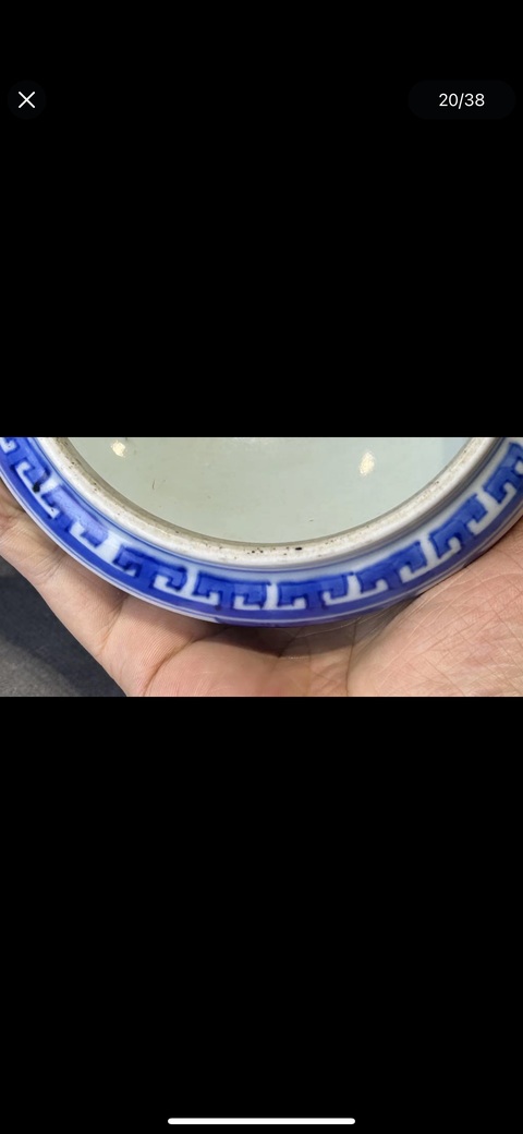 古玩陶瓷青花人物故事罐真品鑒賞圖