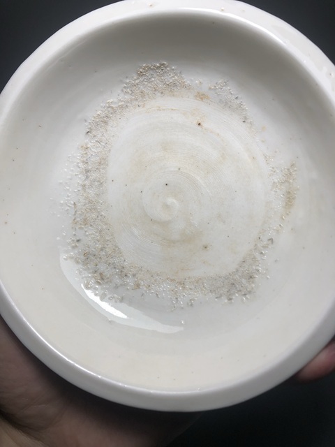 古玩陶瓷德化窯白釉三足洗真品鑒賞圖