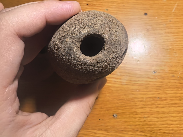 古玩陶瓷陶塤真品鑒賞圖