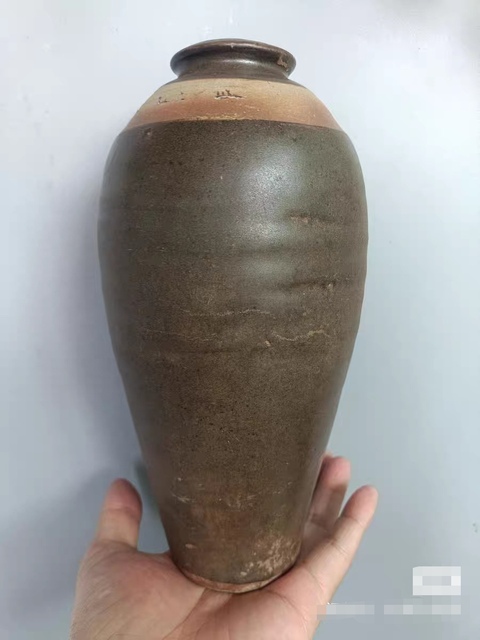 古玩陶瓷磁州窯瓶真品鑒賞圖