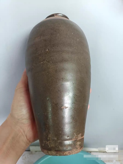 古玩陶瓷磁州窯瓶真品鑒賞圖