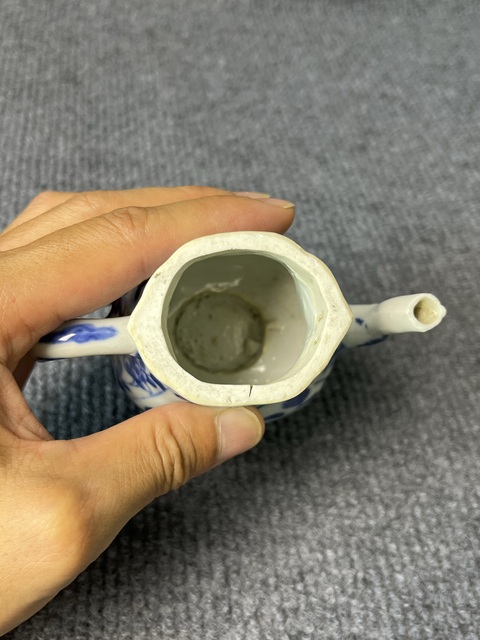 古玩陶瓷青花花卉紋執壺拍賣,當前價格1888元