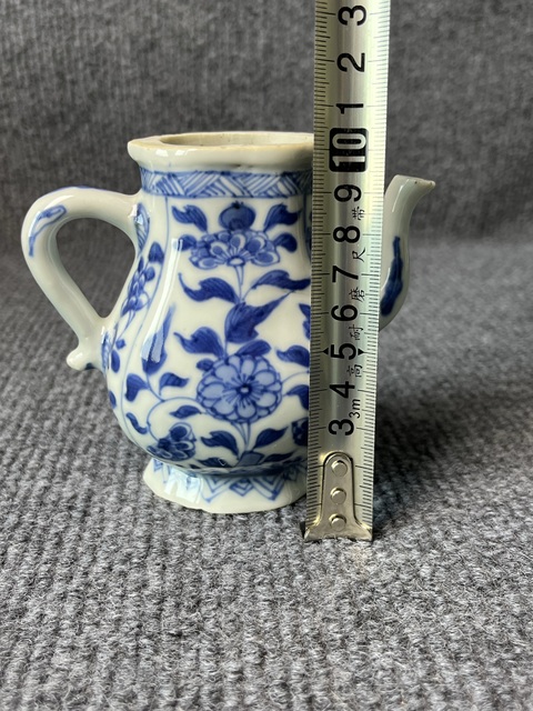 古玩陶瓷青花花卉紋執壺拍賣,當前價格1888元