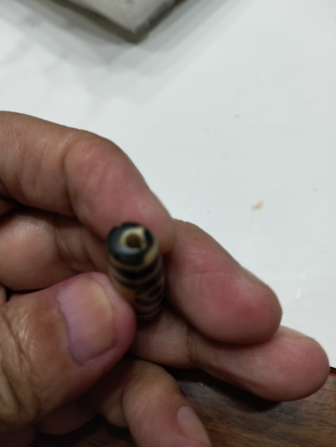 古玩玉器老料器天珠真品鑒賞圖