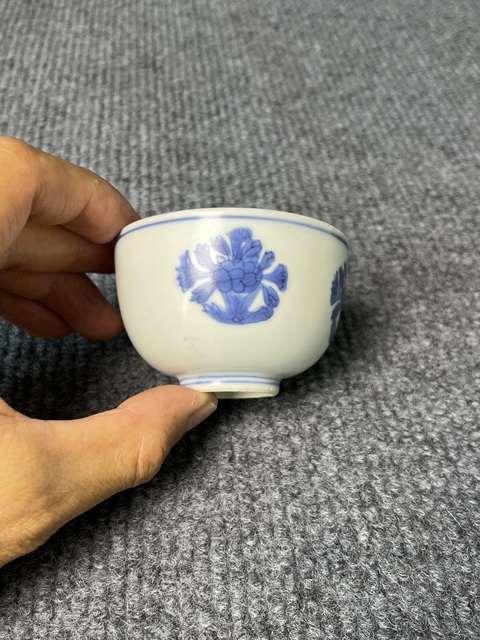 古玩陶瓷青花花卉紋杯拍賣，當前價格4988元