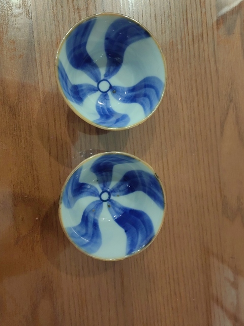古玩陶瓷青花花卉紋杯真品鑒賞圖