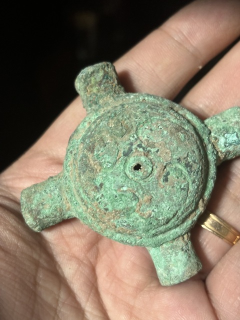 古玩銅器西周·的風火輪節約真品鑒賞圖