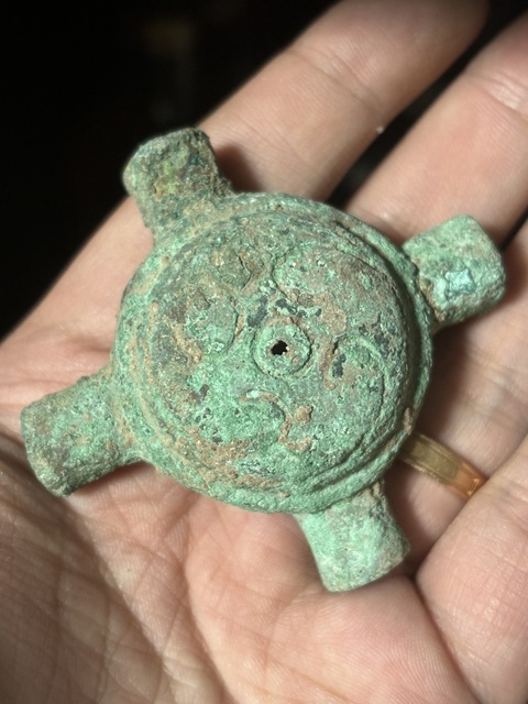 古玩銅器西周·的風火輪節約真品鑒賞圖