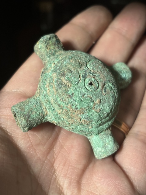 古玩銅器西周·的風火輪節約真品鑒賞圖