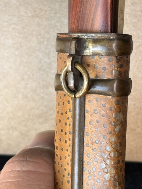 古玩銅器滿蒙餐刀真品鑒賞圖