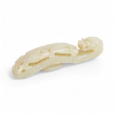 古玩玉器和田玉帶鉤真品鑒賞圖