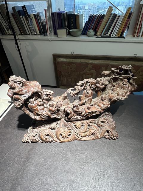 古玩雜項木雕真品鑒賞圖