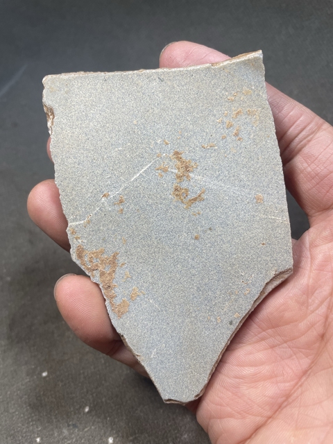 古玩陶瓷鈞窯天藍釉標本真品鑒賞圖