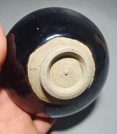 古玩陶瓷金元時期黑釉盞真品鑒賞圖
