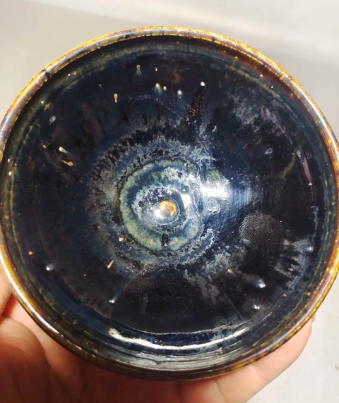 古玩陶瓷金元時期黑釉盞真品鑒賞圖