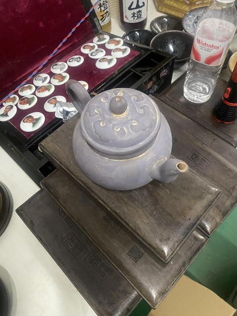 古玩雜項大彬如意真品鑒賞圖