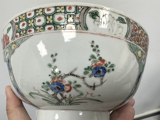 古玩陶瓷五彩碗真品鑒賞圖