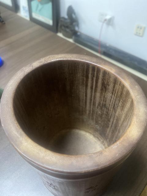 古玩雜項(xiàng)竹刻筆筒真品鑒賞圖
