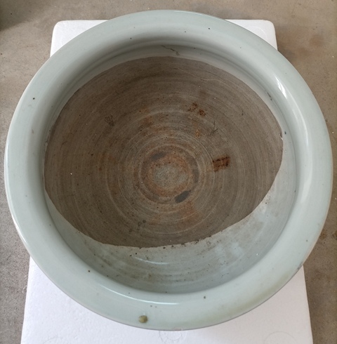 古玩陶瓷德化窯人物紋青花香爐真品鑒賞圖