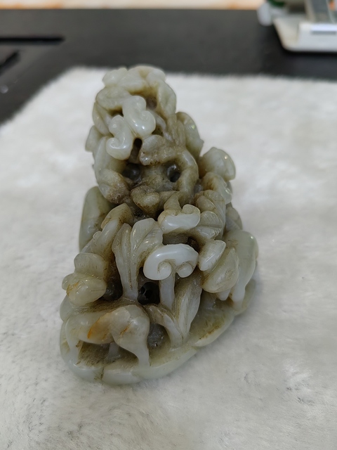 古玩玉器仿秋山玉件真品鑒賞圖