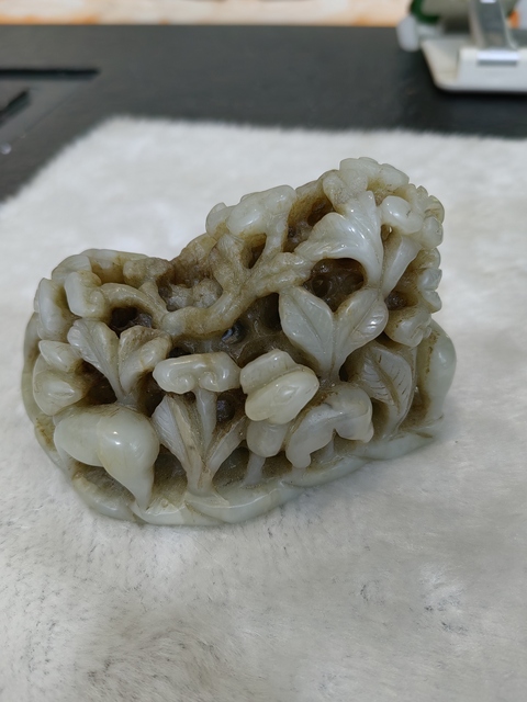 古玩玉器仿秋山玉件真品鑒賞圖