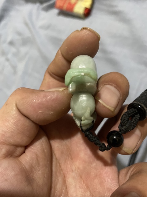 古玩玉器天然翡翠花籃真品鑒賞圖