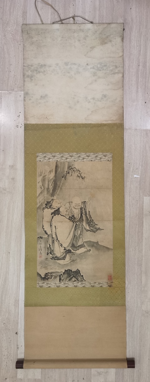 古玩字畫(huà)金镕鼎人物立釉真品鑒賞圖