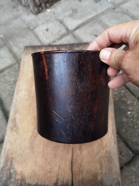 古玩雜項(xiàng)筆筒真品鑒賞圖