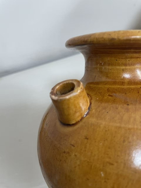 古玩陶瓷唐·黃釉壺真品鑒賞圖