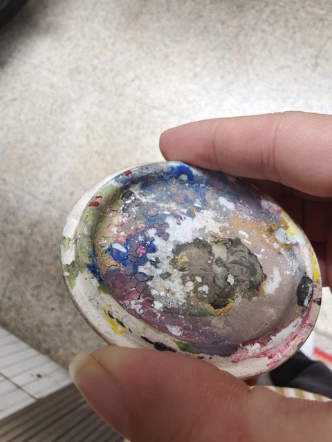 古玩陶瓷白釉刻瓷印泥盒真品鑒賞圖