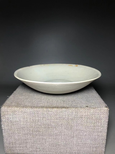 古玩陶瓷青白釉雙魚盤真品鑒賞圖