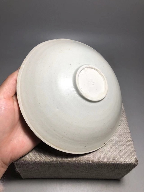古玩陶瓷青白釉雙魚盤真品鑒賞圖