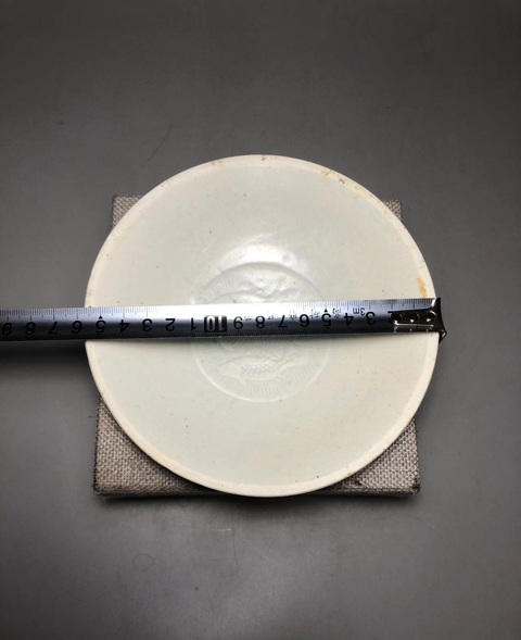 古玩陶瓷青白釉雙魚盤真品鑒賞圖