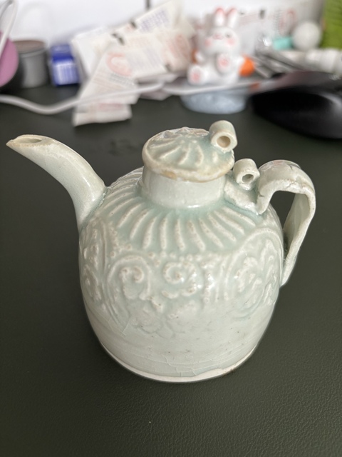 古玩陶瓷宋代影青執(zhí)壺真品鑒賞圖