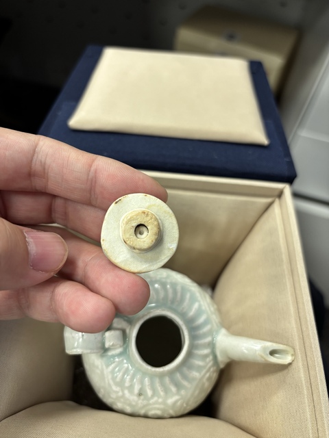 古玩陶瓷宋代影青執(zhí)壺真品鑒賞圖