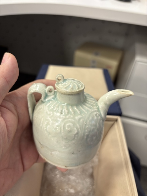古玩陶瓷宋代影青執(zhí)壺真品鑒賞圖