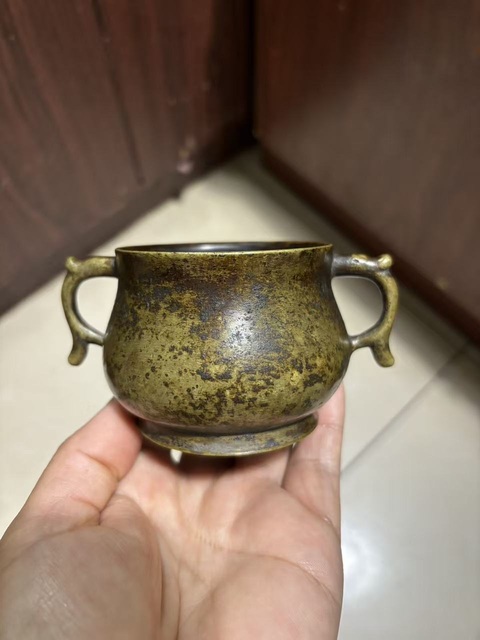 古玩銅器爐子真品鑒賞圖