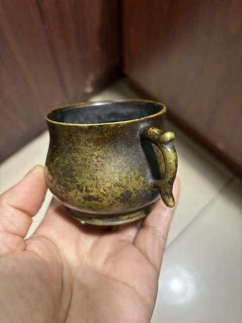 古玩銅器爐子真品鑒賞圖