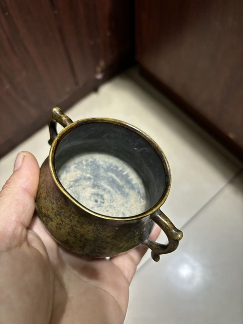 古玩銅器爐子真品鑒賞圖