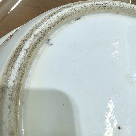 古玩陶瓷清晚期 粉彩盆真品鑒賞圖