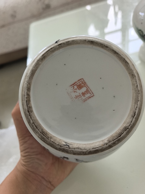 古玩陶瓷仕女紋粉彩將軍罐拍賣，當前價格960元