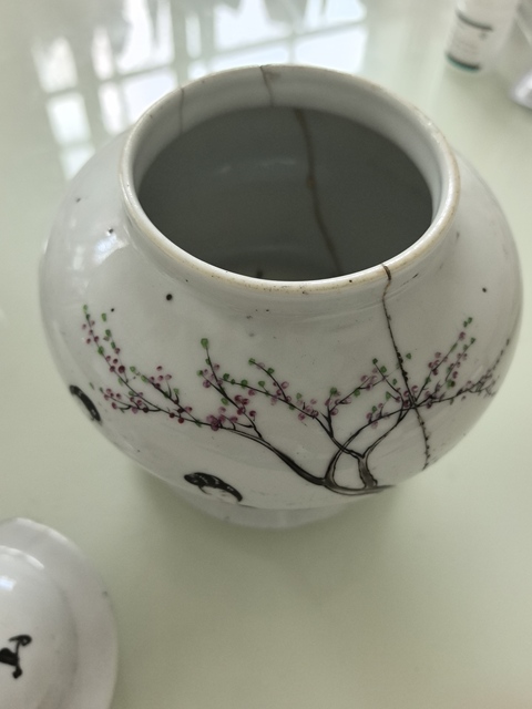 古玩陶瓷仕女紋粉彩將軍罐拍賣，當前價格960元