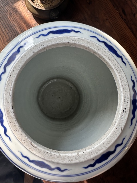 古玩陶瓷康熙鳳尾尊標本真品鑒賞圖
