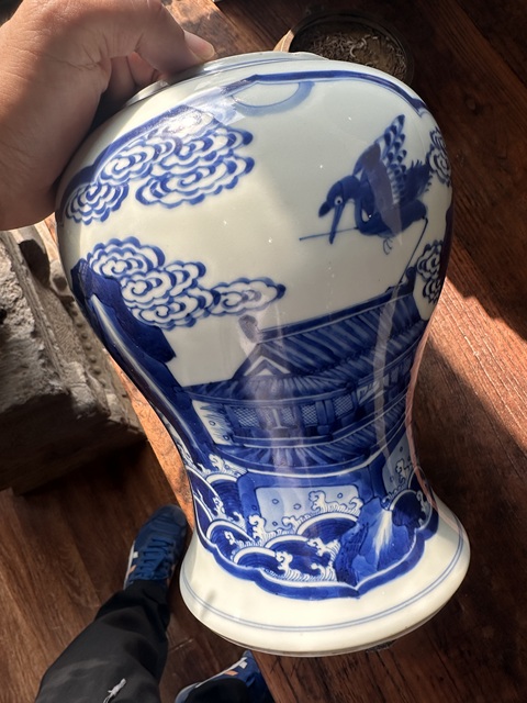 古玩陶瓷康熙鳳尾尊標本真品鑒賞圖